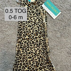 Posh peanut sleepsack leopard